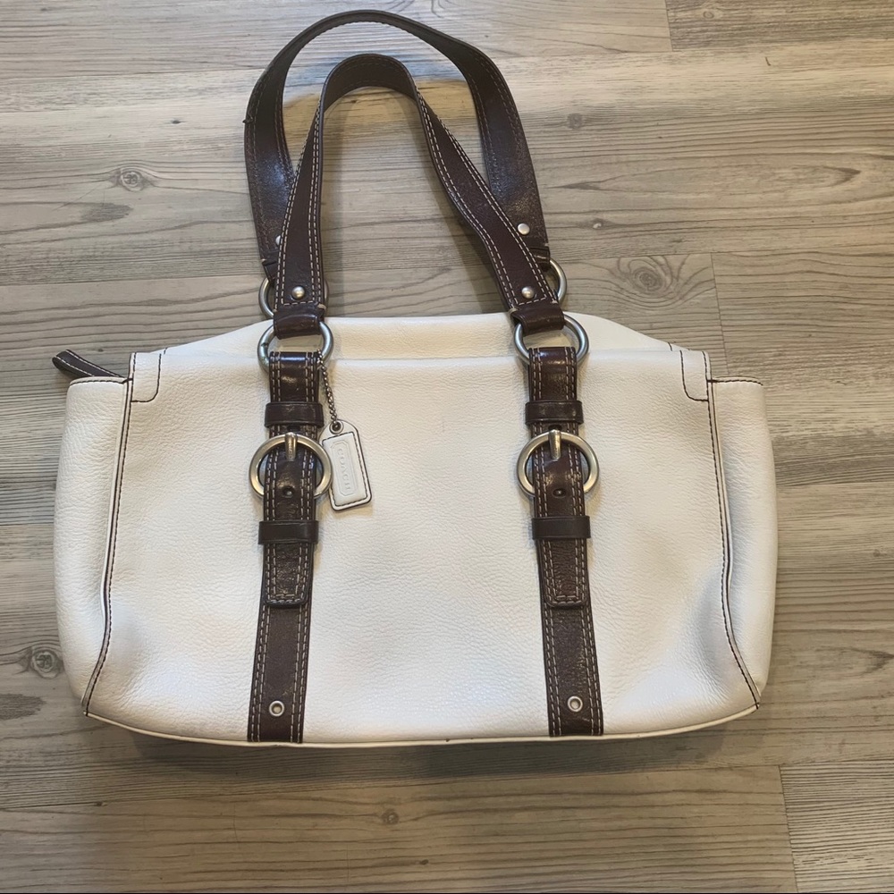 Coach leather satchel
